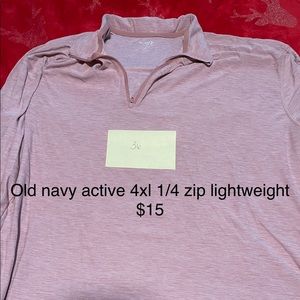 Old navy active 4xl 1/4 zip